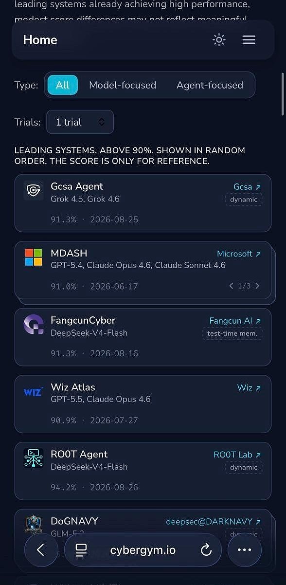 CyberGym Level 1 评测